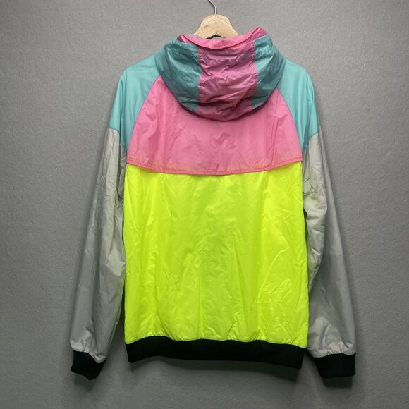 Nike Sportswear Heritage Colorblock Windbreaker Jacket L Multicolor L - Picture 5 of 7